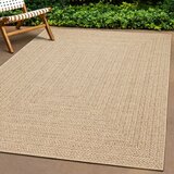 vidaXL Preproga ZIZUR 240x240 cm videz jute notranja in zunanja | Shoptok.si