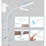 HENSAM 80 cm LED namizna svetilka s sponko | Shoptok.si