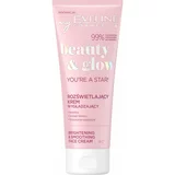 Eveline Cosmetics Beauty & Glow You're A Star! gladilna in posvetlitvena krema 75 ml