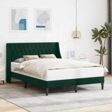  Krevetna konstrukcija Tamnozelena 160 x 200 cm Baršun | shoptok.hr