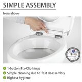 Wenko WC deska s počasnim zapiranjem 38 x 45 cm Droplets – | Shoptok.si