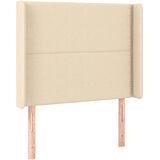  Krevet box spring s madracem LED krem 90x190 cm od tkanine | shoptok.hr