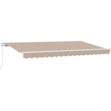 Tenda Retraktilna tenda Bež 400 x 200 cm blago, (5000206625) | Shoptok.si