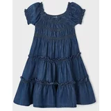 Mayoral Dječja haljina boja: tamno plava, mini, ravna