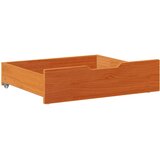  Ladice ispod kreveta 2 kom voštano smeđe 75x55x17cm od borovine | shoptok.hr