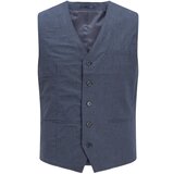 Jack & Jones Telovnik kamela / golobje modra / bela | Shoptok.si