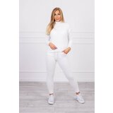 Kesi Two-piece ecred set of alpaca sweaters Cene