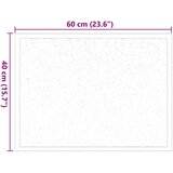vidaXL Otirač Antracit 40 x 60 cm Teddy tkanina | shoptok.hr