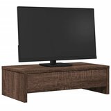  Stalak za monitor s ladicama boja hrasta 50 x 27 x 15 cm drveni | Eponuda.ba