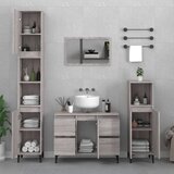 Ormarić za umivaonik boja hrasta sonome 80x33x60 cm drveni | shoptok.hr