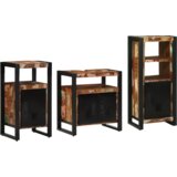  Set namještaja za kupaonicu 3 pcs Čvrsto reciklirano drvo | shoptok.hr