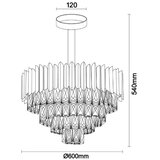 Brilagi plafonski luster carlos 9xE14/40W/230V prečnika 60 cm | Eponuda.com