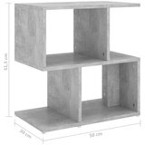 vidaXL noćni ormarić siva boja betona 50 x 30 x 51,5 cm od iverice | shoptok.hr