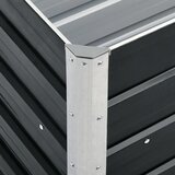  Povišena vrtna gredica pocinčani čelik 240x40x45 cm antracit | shoptok.hr