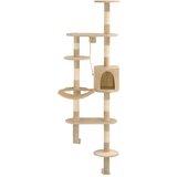  Penjalica za mačke sa stupovima za grebanje od sisala 194 cm bež | shoptok.hr