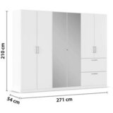 Rauch Möbel OMARA S KLASIČNIMI VRATI, bela | Shoptok.si