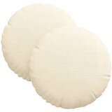  Jastučići za sjedenje 2 pcs Krema Ø30 x 13 cm Kordura tekstil | shoptok.hr