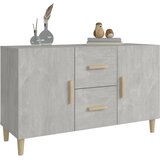  Komoda siva boja betona 100x36x60 cm od konstruiranog drva | shoptok.hr