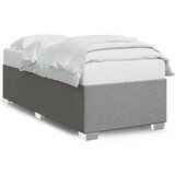 vidaXL Okvir za krevet svjetlosivi 90 x 200 cm od tkanine | shoptok.hr