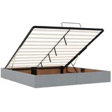 Podesivi krevet s madracem Svjetlosiva 200 x 200 cm Tkanina - Svjetlosiva 200 x 200 cm Dizajn linija | shoptok.hr
