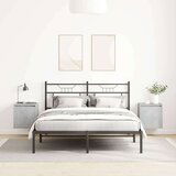  Stenske nočne omarice 2 kosa betonsko sive 38x34x40 cm | Shoptok.si