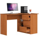AKORD B16 Kotna Pisalna Miza, Desna Izvedba, Jelša, (5000333011) | Shoptok.si
