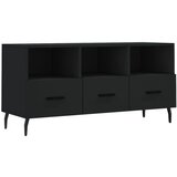 Maison Chic TV omarica - TV enota - Televizijska omarica črna 102x36x50 cm inženirski les, (21700259) Cene
