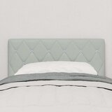  Uzglavlje s kristalnim gumbima tufted svjetlosiva 80 cm baršun | shoptok.hr