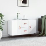 The Living Store Komoda visok sijaj bela 100x36x60 cm inženirski les - Komoda, (21662588) | Shoptok.si