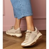 Gemre Beige Women's Sports Sneakers Wener | shoptok.hr