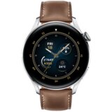 Huawei Watch 3 pametna ura, Stainless Steel, z rjavim usnjenim paščkom (46mm) | Shoptok.si