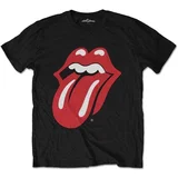 The Rolling Stones majica Classic Tongue XL Črna