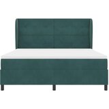  Krevet s opruga kutije Tamnozelena 200 x 180 cm Baršun | shoptok.hr