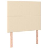  s oprugama i madracem krem 90 x 190 cm od tkanine | shoptok.hr