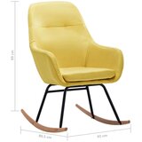  Gugalni stol gorčično rumeno blago, (20702405) | Shoptok.si