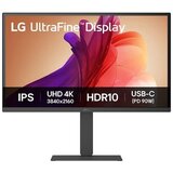 LG 27” IPS UHD 4K 3840x2160@60Hz, 16:9, 1000:1, 300 cd/m², 5ms, 178º/178º, HDR10, 2 HDMI, 1 DP, 1 USB-C, 2 USB Downstream Port 3.2, 5Wx2, VESA, Titl/Height/Swivel/Pivot,Black,3yw | ePonuda.com