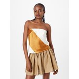 Top Shop Top rjava / off-bela | Shoptok.si