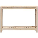  Miza za sajenje s polico 108x35x75 cm trdna borovina | Shoptok.si