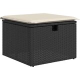 vidaXL 8-dijelni set vrtnih sofa od poliratana s jastucima crni | shoptok.hr