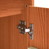  Kreveta Smeđi hrast 111 x 34 x 75 cm Čvrsto borovo drvo | shoptok.hr