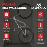 Wall-Mounted Bike Rack /Hanger, max. load 35 kg, adjustable tilt angle, steel, MC-171