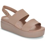 Crocs Brooklyn Low Wedge Bež Cijene