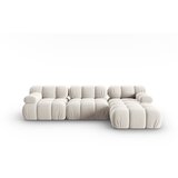 Micadoni Home Bež baršunasta sofa 285 cm Bellis – | shoptok.hr