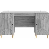  Stol s policom Siva sonoma 142,5 x 50 x 75 cm Konstruirano drvo | shoptok.hr