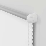 vidaXL rolo zatemnjena bela 80x230cm tkanina širina 75,7cm poliester | Shoptok.si