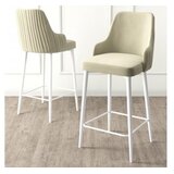 Hanah home Set barskih stolica Enox, 4 dijela, krem-bijela | Eponuda.ba