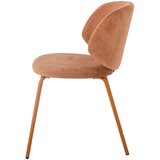 Bloomingville Oranžni žametni jedilni stoli v kompletu 2 ks Ponte – | Shoptok.si