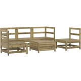  Vrtna sedežna garnitura 6-delna impregnirana borovina, (21146079) | Shoptok.si
