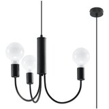 Nice Lamps Črna viseča svetilka ø 45 cm Karim – Cene