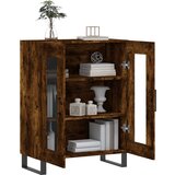  Komoda boja dimljenog hrasta 69 5x34x90 cm konstruirano drvo | shoptok.hr